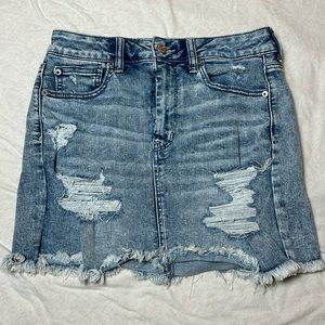 American Eagle Super High Rise Jean Mini